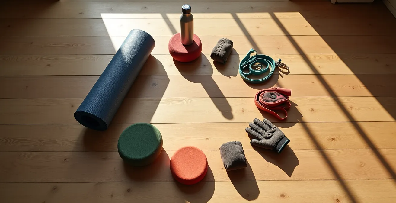 Diverse remote team members participating in different wellness activities shown through a collaborative digital workspace