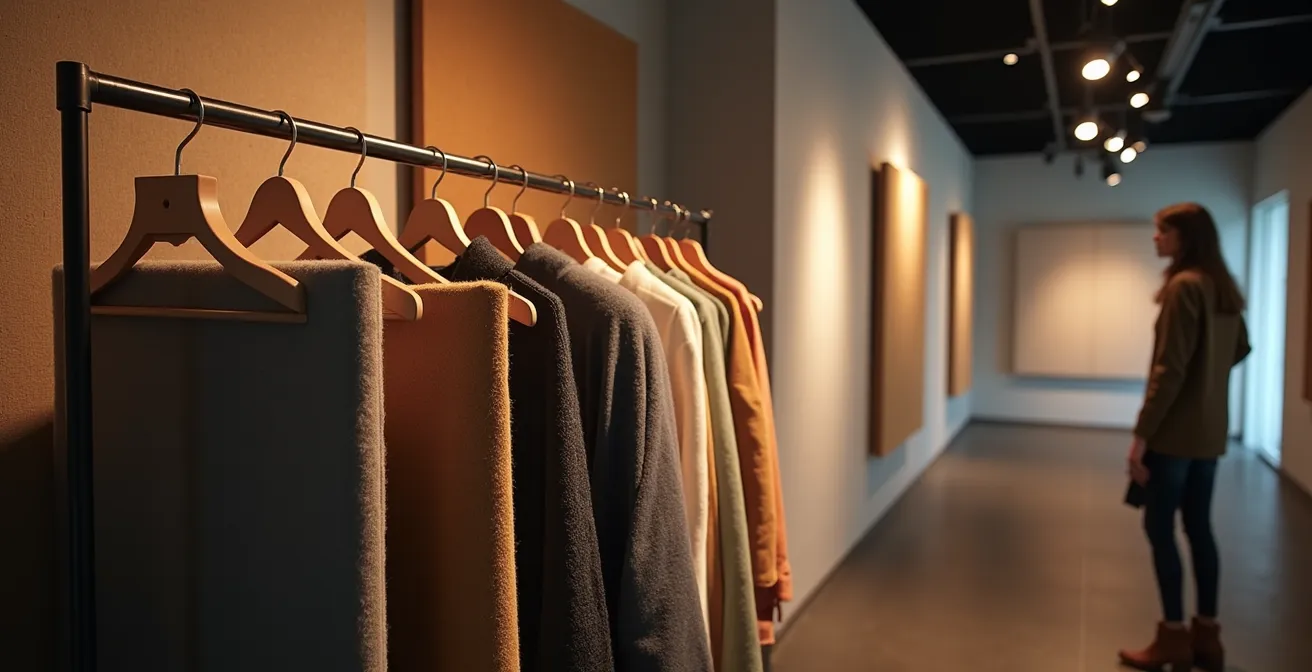 Creative acoustic panel mounting methods showing freestanding and wire suspension systems