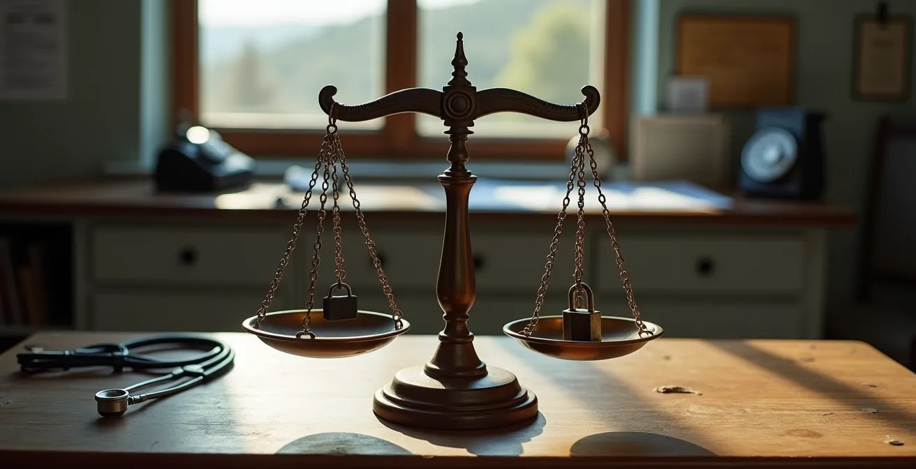 Split-screen comparison of telehealth platforms in rural clinic setting